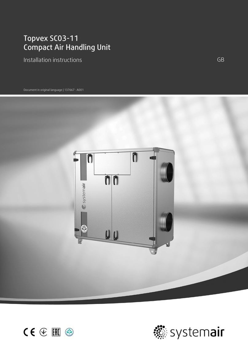 System air Topvex SC03-11 User manual
