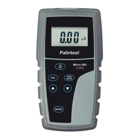 palintest Micro 600 COND User manual