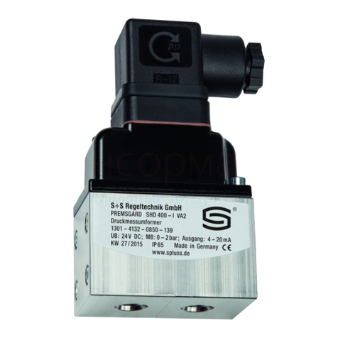 S+S Regeltechnik Premasgard SHD 400 Series Repair manual