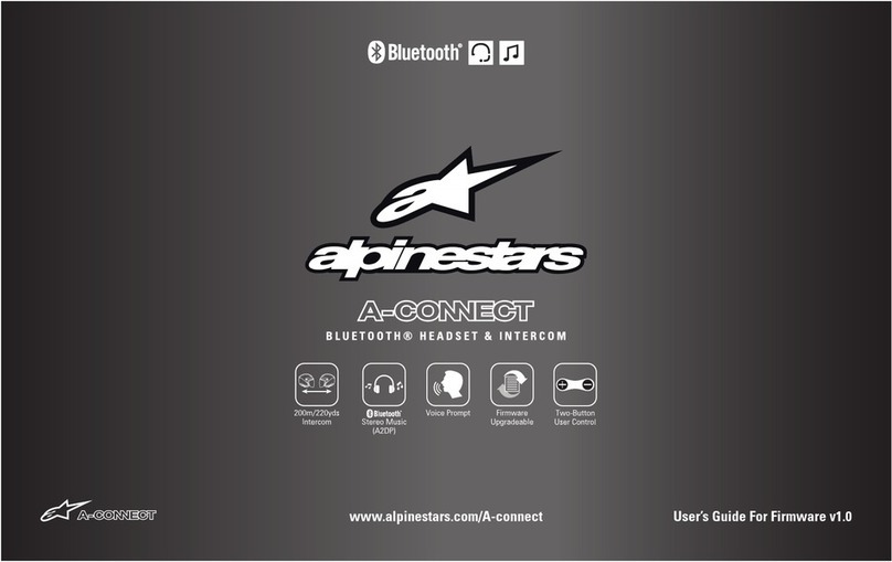 Alpinestars A-Connect User manual