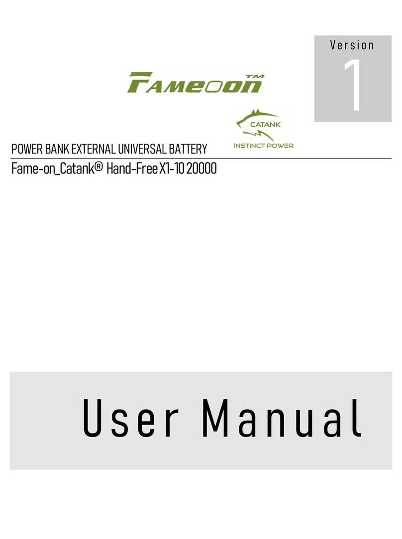Fame-on Catank Hand Free X1-10 20000 user manual