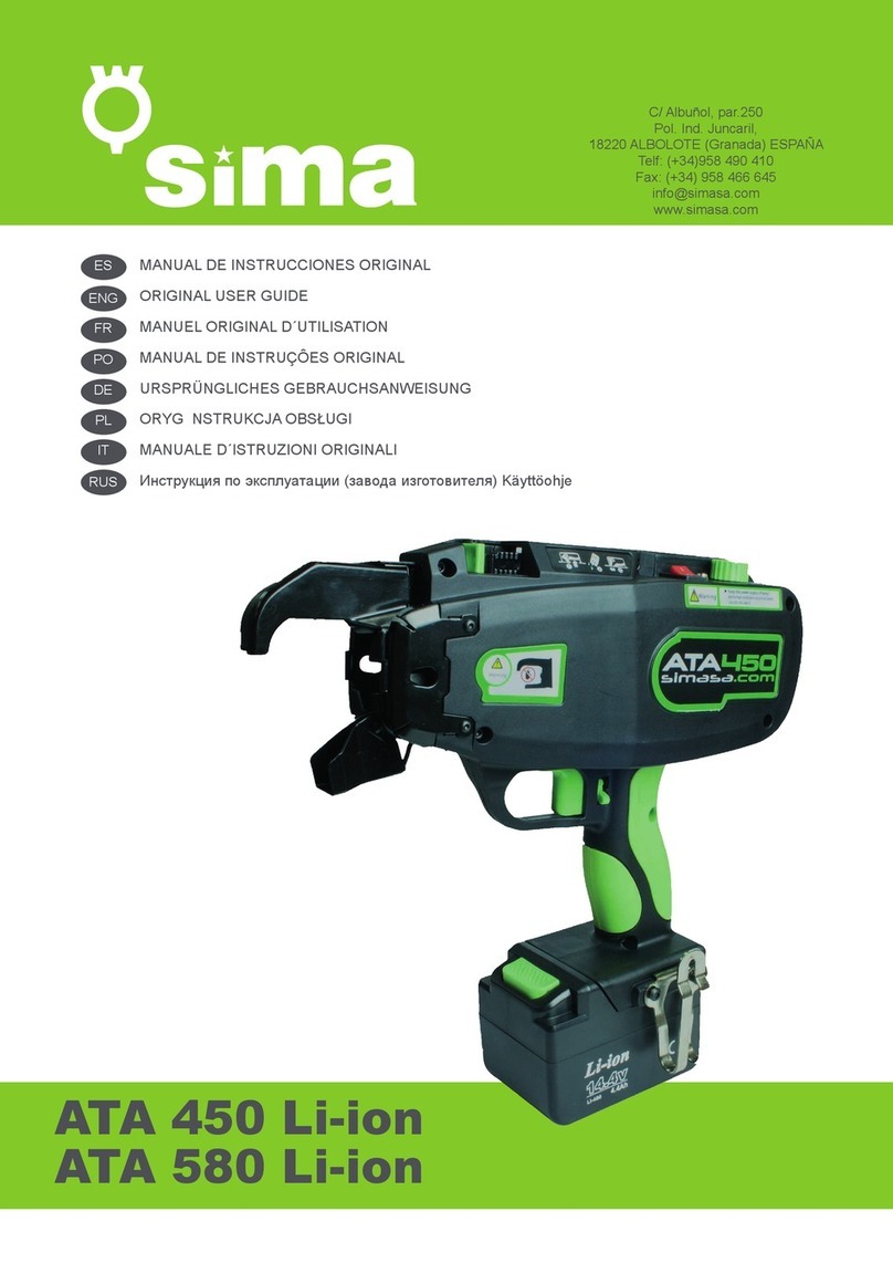 Sima ATA 450 Li-ion User manual