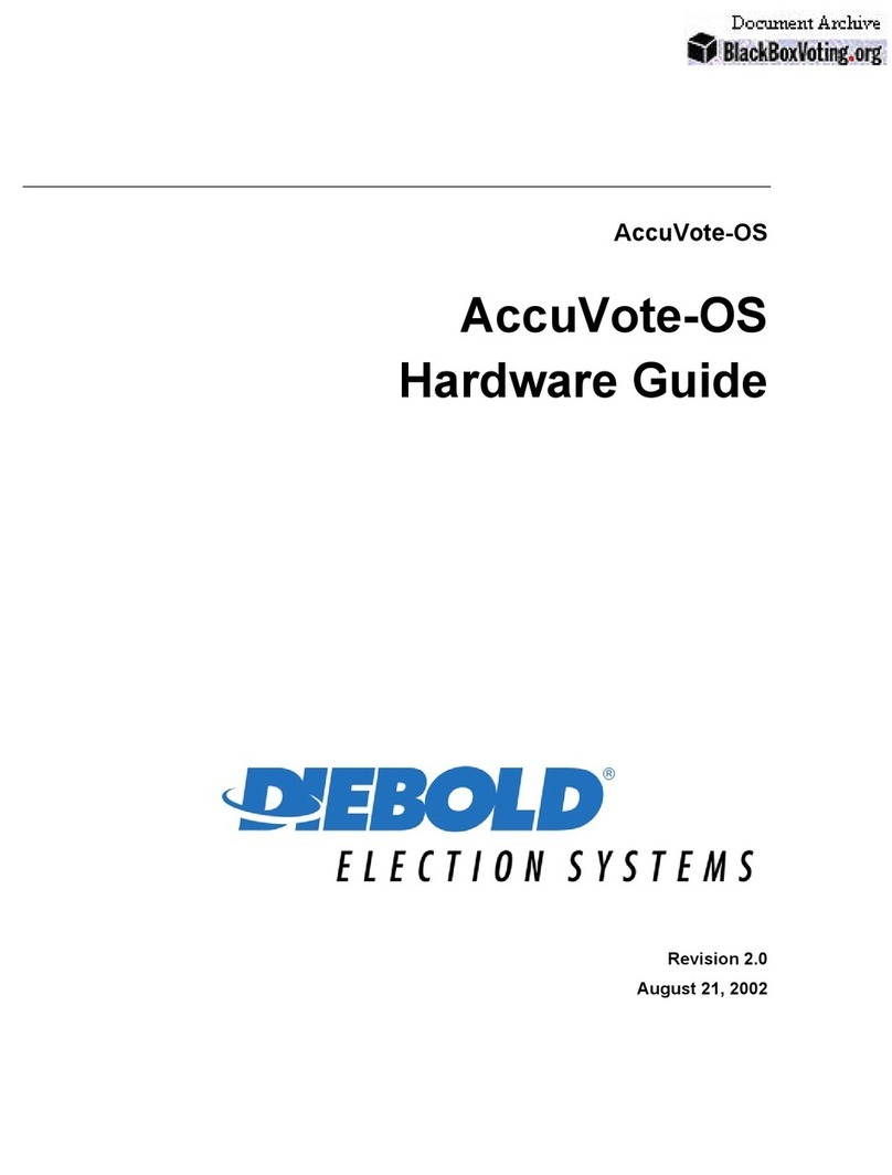 DIEBOLD AccuVote-OS Hardware guide