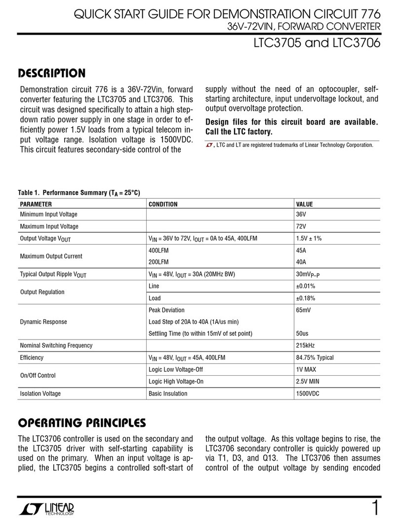 Linear Technology DC776 User manual