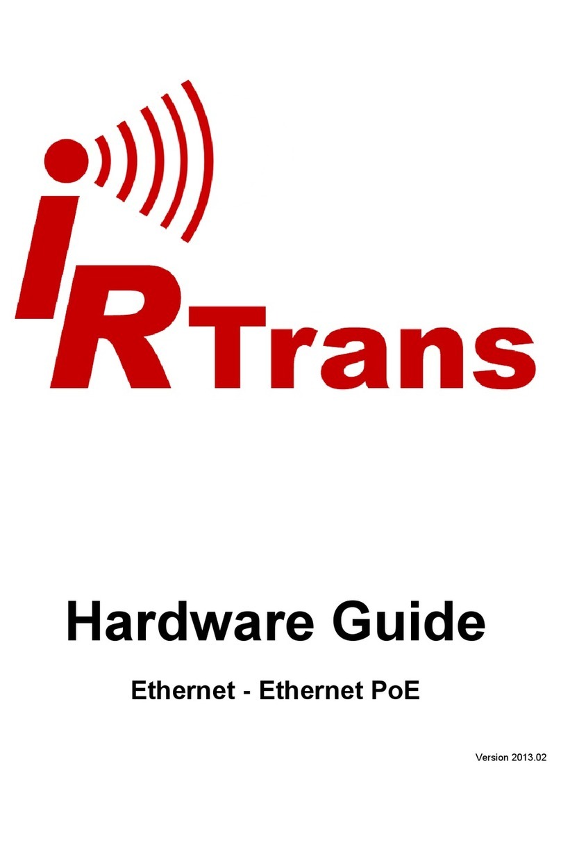 IRTrans Ethernet Installation instructions