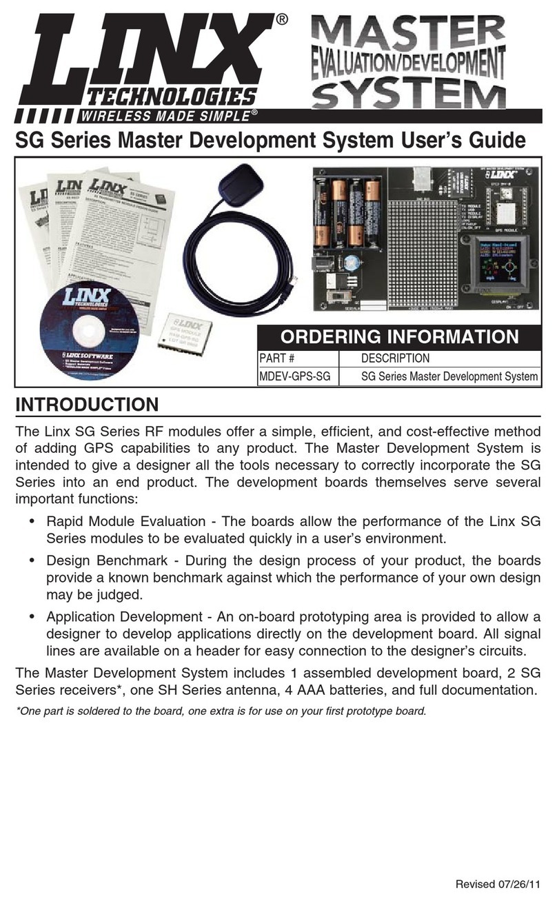 Linx Technologies MDEV-GPS-SG User manual