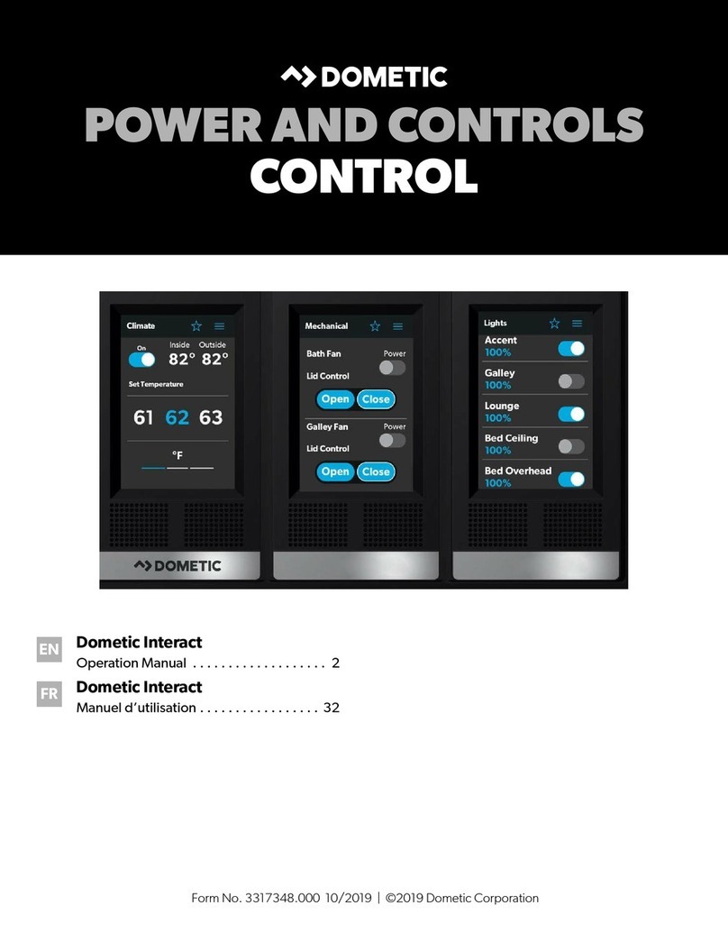 Dometic Interact Operation manual