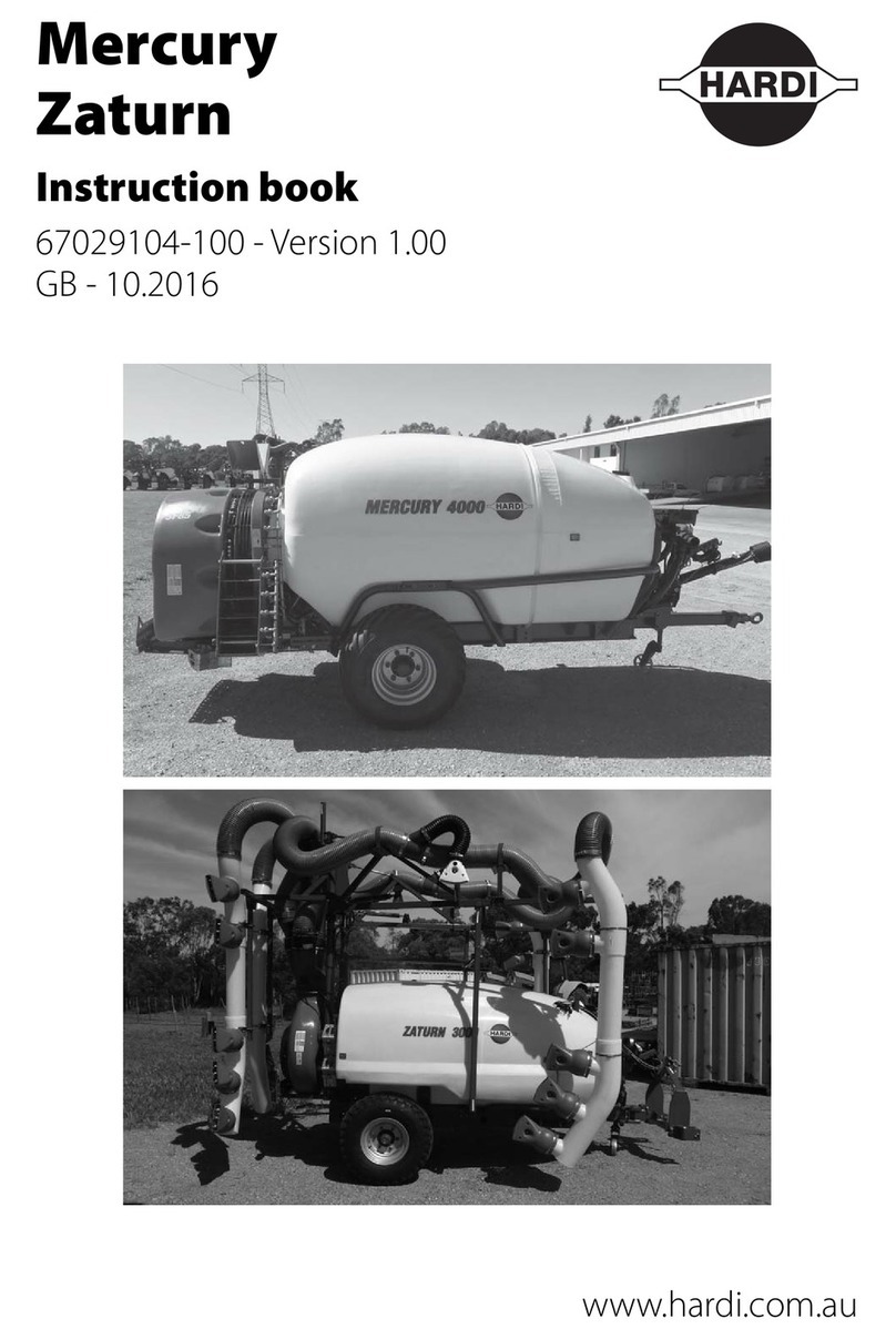Hardi Mercury Series User manual