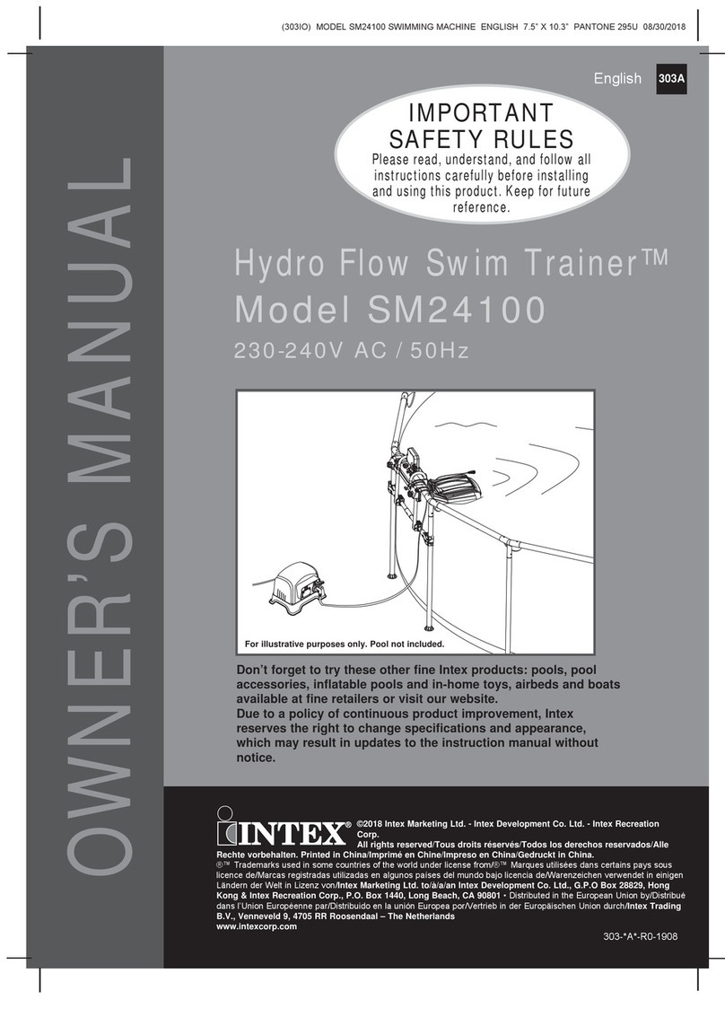 Intex Hydro Flow Swim Trainer SM24100 User manual Intex Hydro Flow Swim Trainer SM24100 User manual