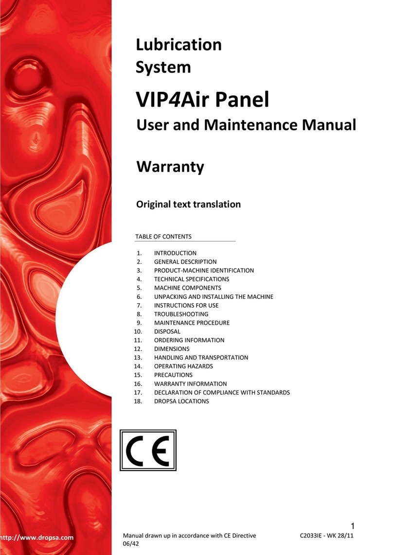DROPSA VIP4Air Series Operating instructions DROPSA VIP4Air Series Operating instructions