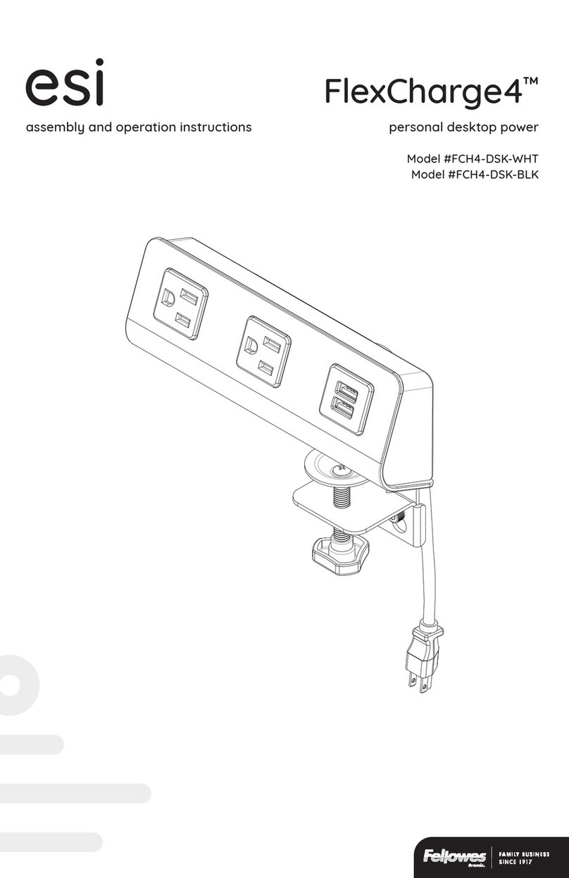 ESI FlexCharge4 Series Assembly and operation instructions