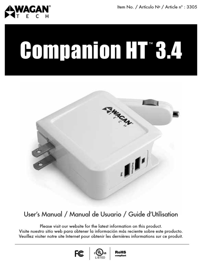 Wagan TravelCharge Companion HT 3.4 user manual