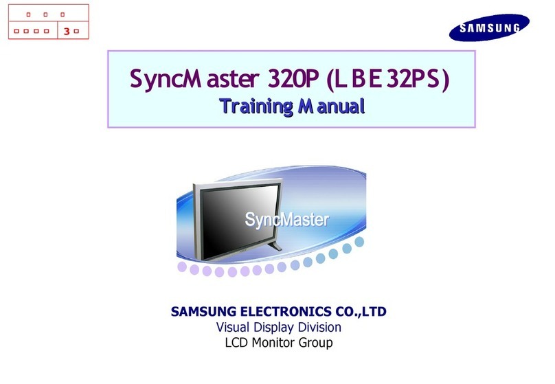 Samsung SyncMaster 320P Installation guide