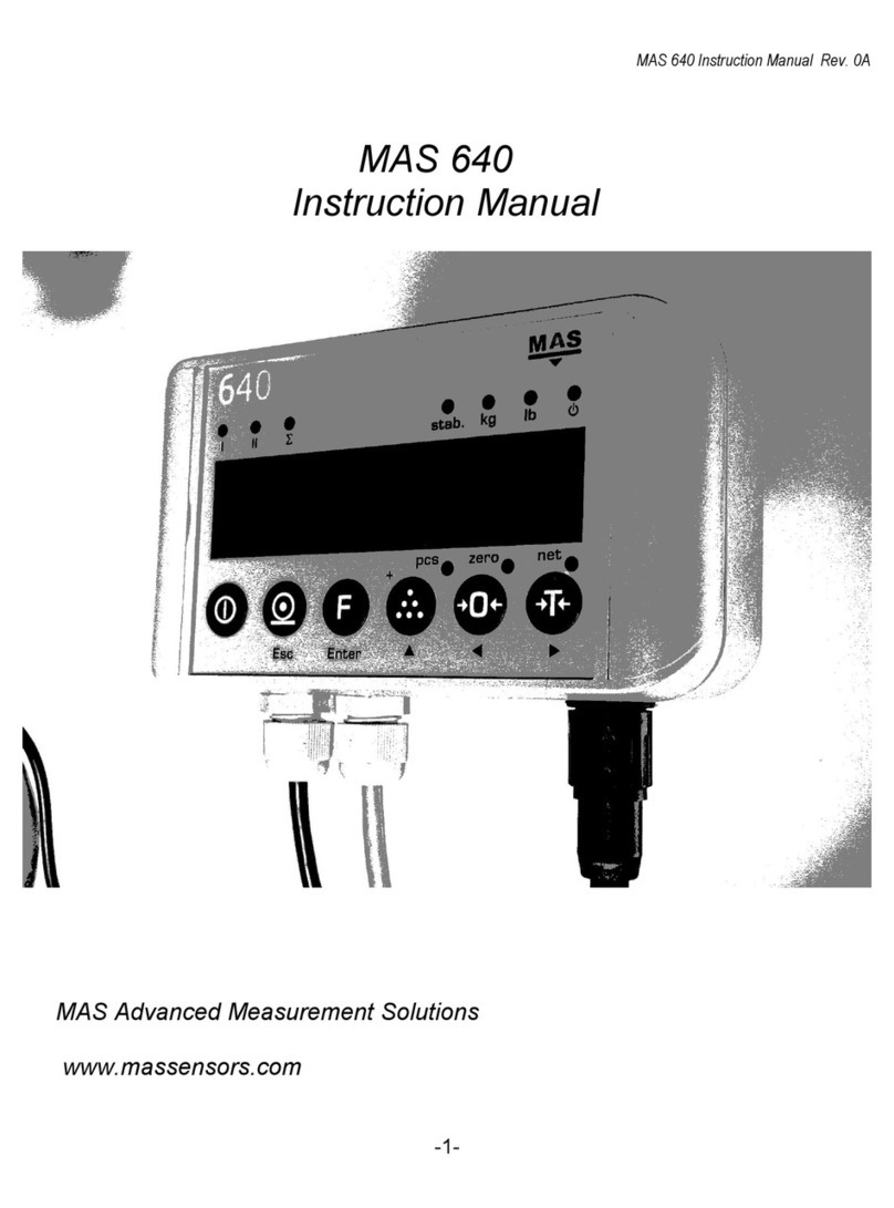 MAS 640 Series instruction manual