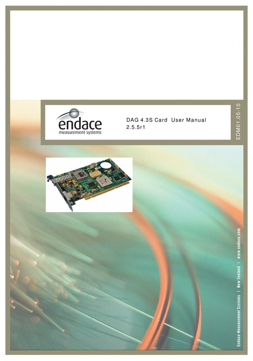 Endace DAG 4.3S User manual