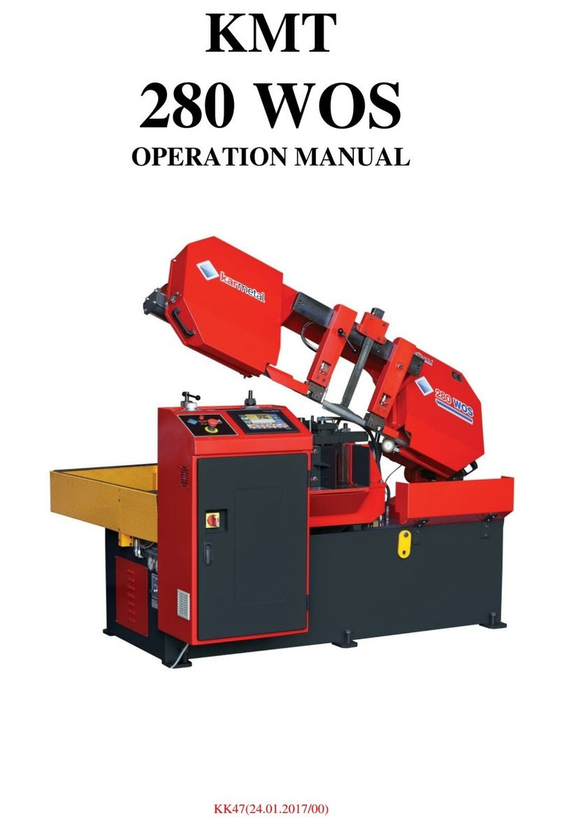KARMETAL KMT 280 WOS Operation manual