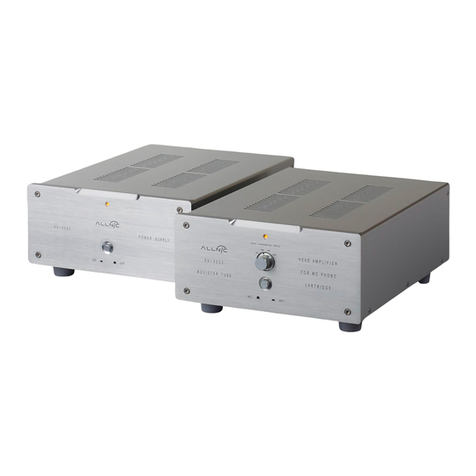 ALLNIC AUDIO HA-5000 owner's manual ALLNIC AUDIO HA-5000 owner's manual