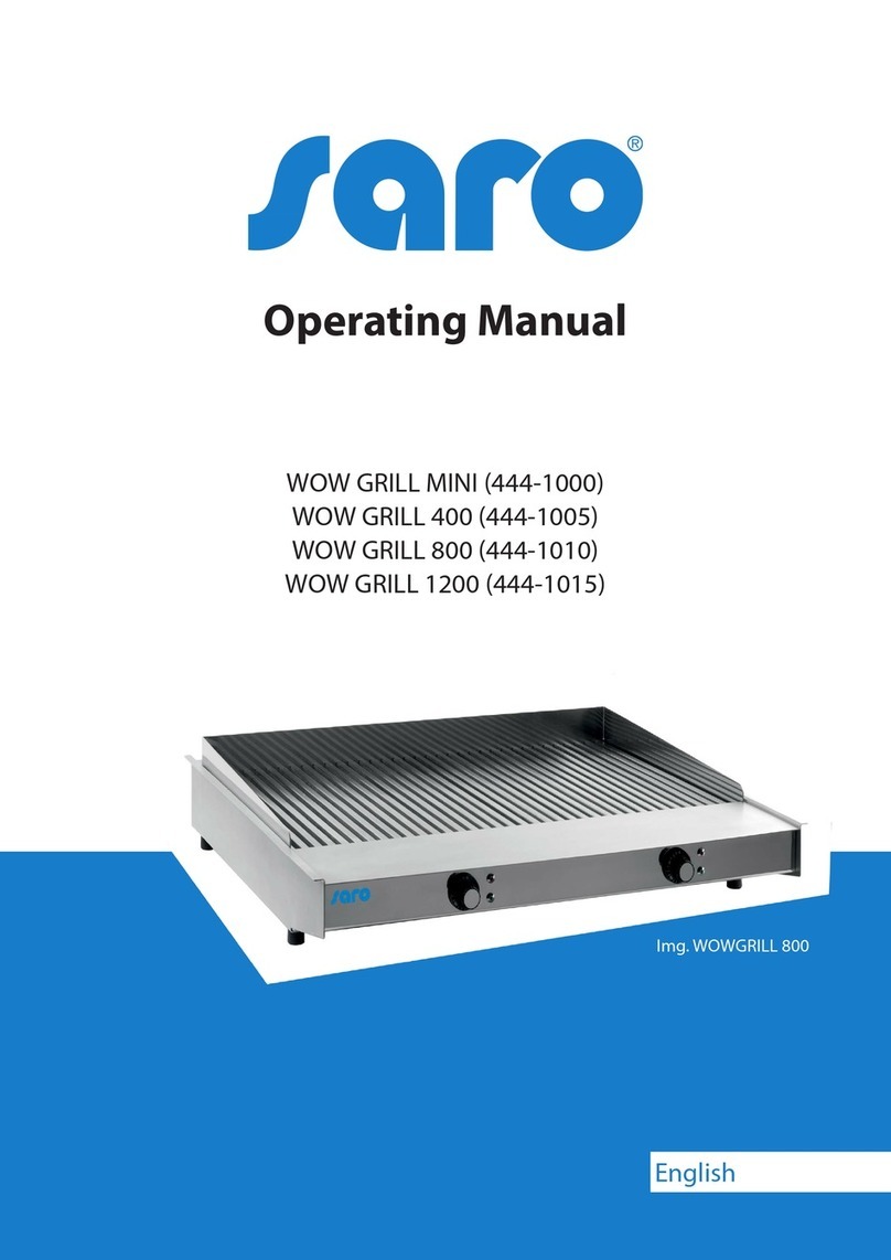 saro Wow Grill Mini 444-1000 operating manual