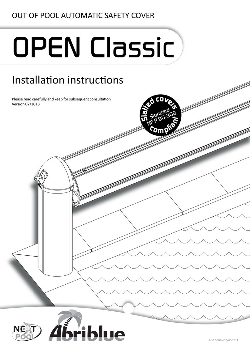 Abriblue OPEN Classic installation instructions Abriblue OPEN Classic installation instructions