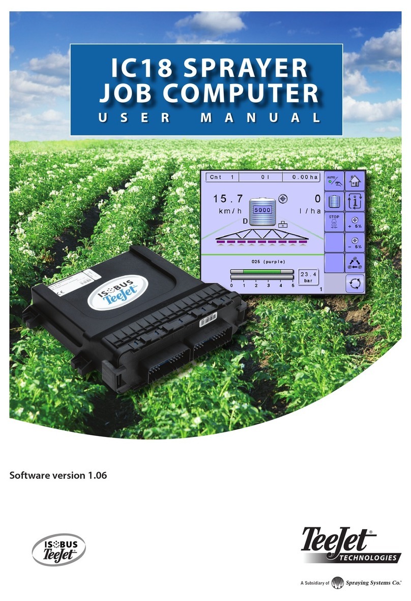 TeeJet Technologies ISOBUS IC18 User manual