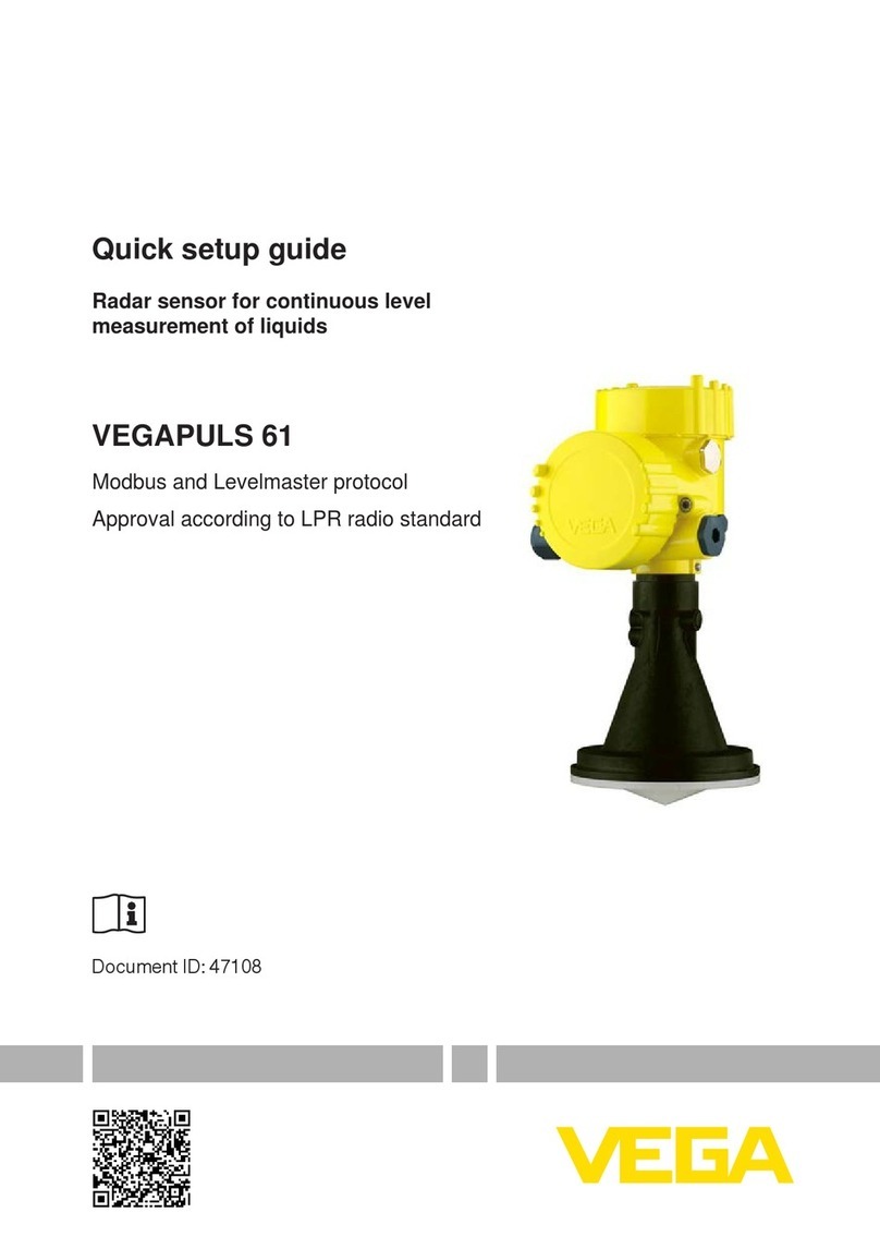 Vega VEGAPULS 61 Quick setup guide