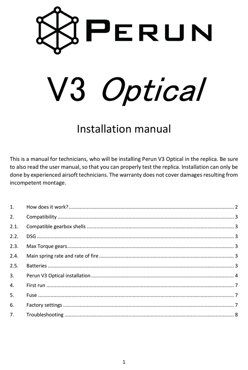 Perun Airsoft V3 Optical installation manual