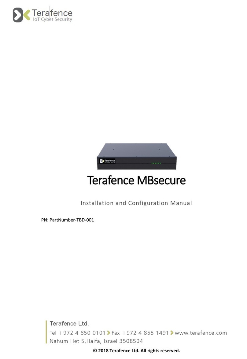 Terafence MBsecure Installation and configuration manual