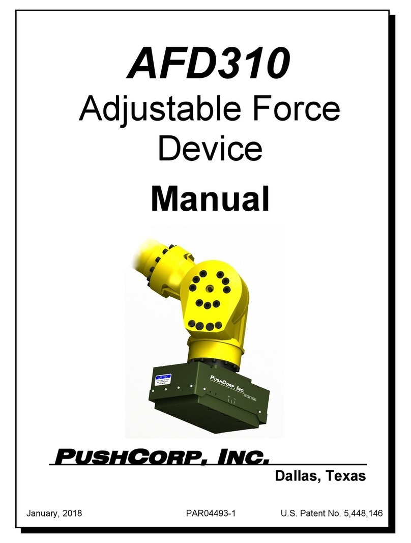 PushCorp AFD310 User manual PushCorp AFD310 User manual