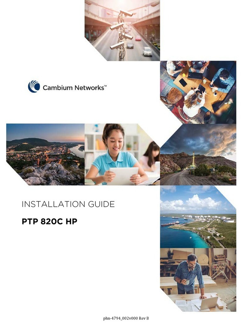 Cambium Networks PTP 820C HP User manual