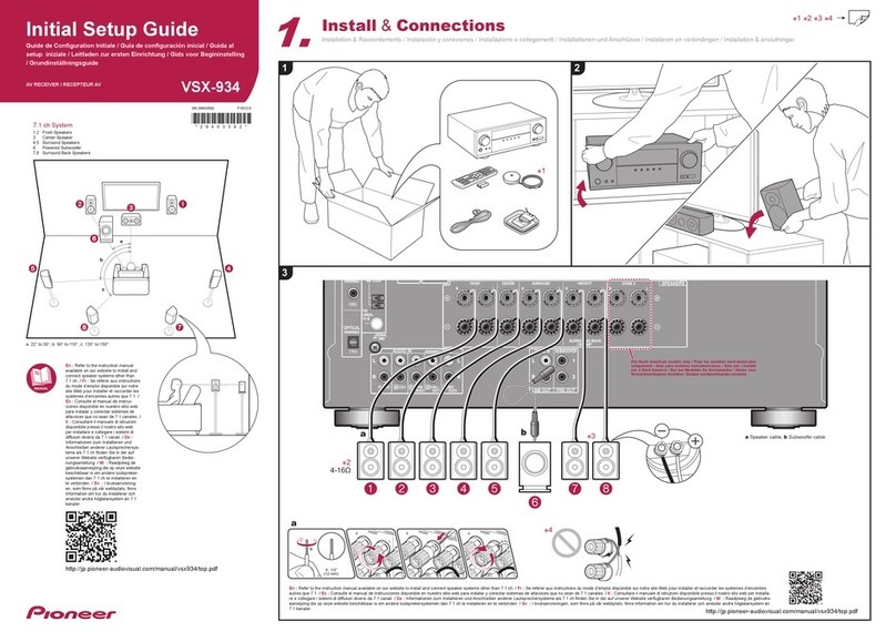 Pioneer VSX-934 Manual