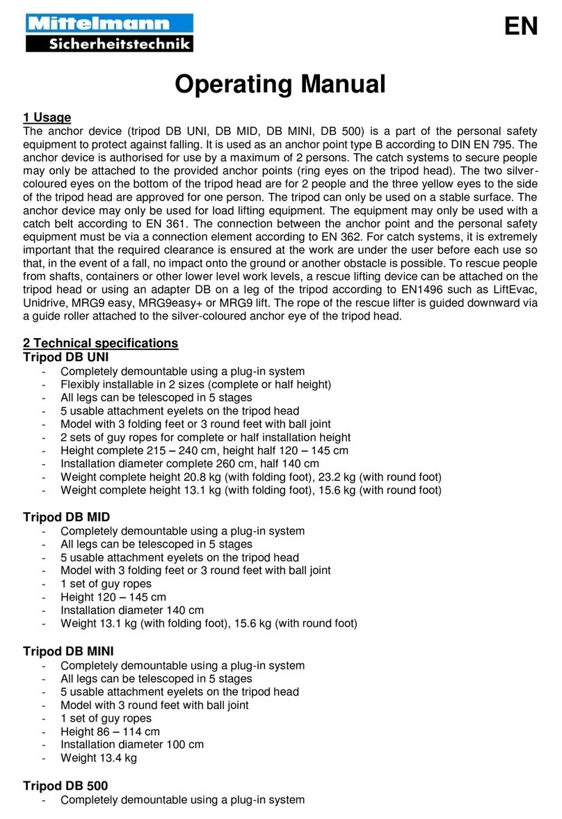 Mittelmann DB 500 operating manual