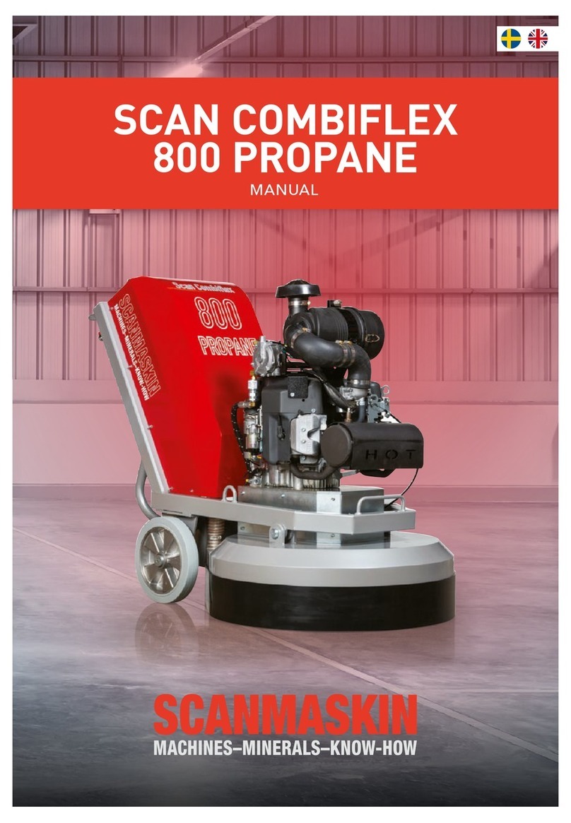 SCANMASKIN SCAN COMBIFLEX 800 PROPAN manual