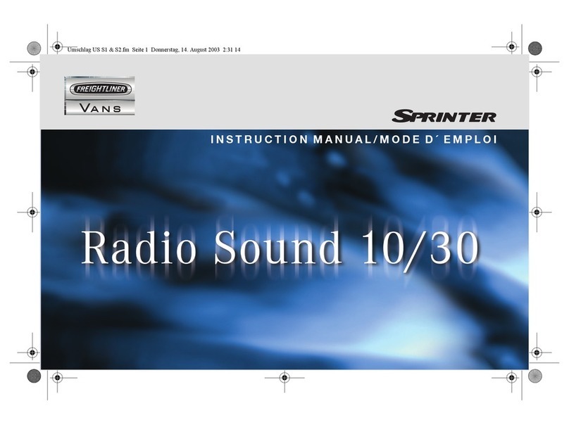 DaimlerChrysler Freightliner Sound 10 instruction manual