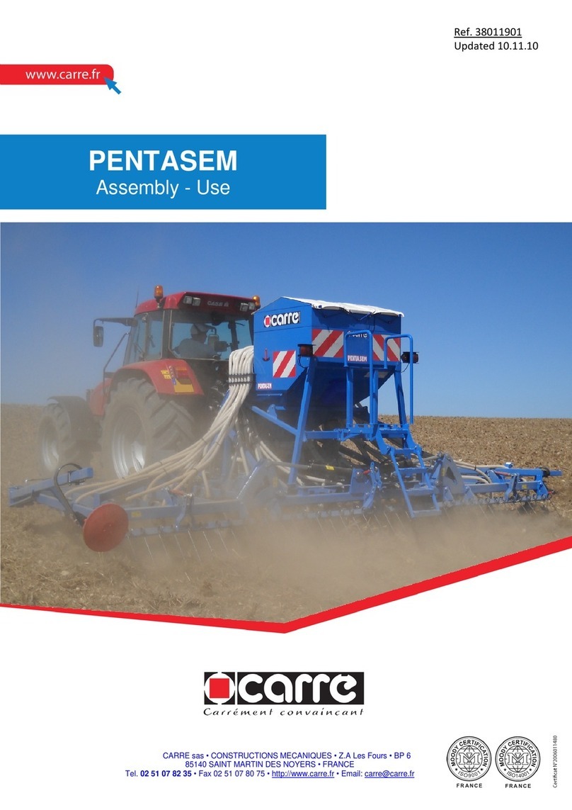 CARRE PENTASEM Series Assembly & use instructions