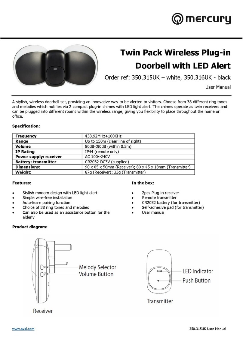 Mercury 350.315UK user manual