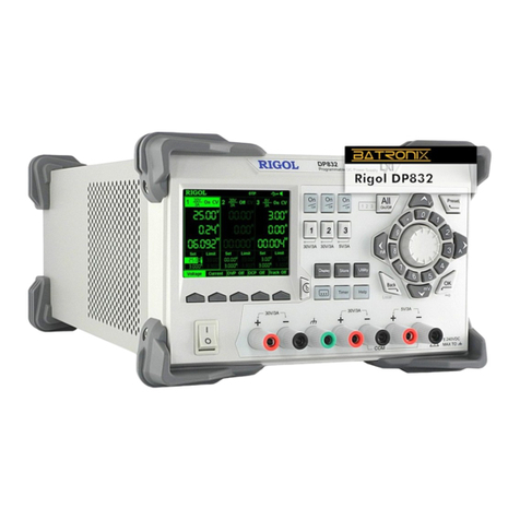 Rigol DP800 Series Quick start guide