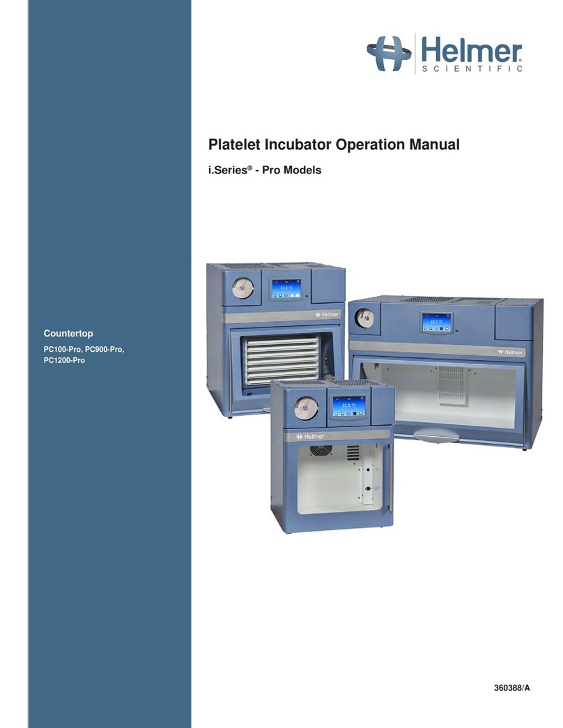 Helmer i.Series Pro Series Operation manual