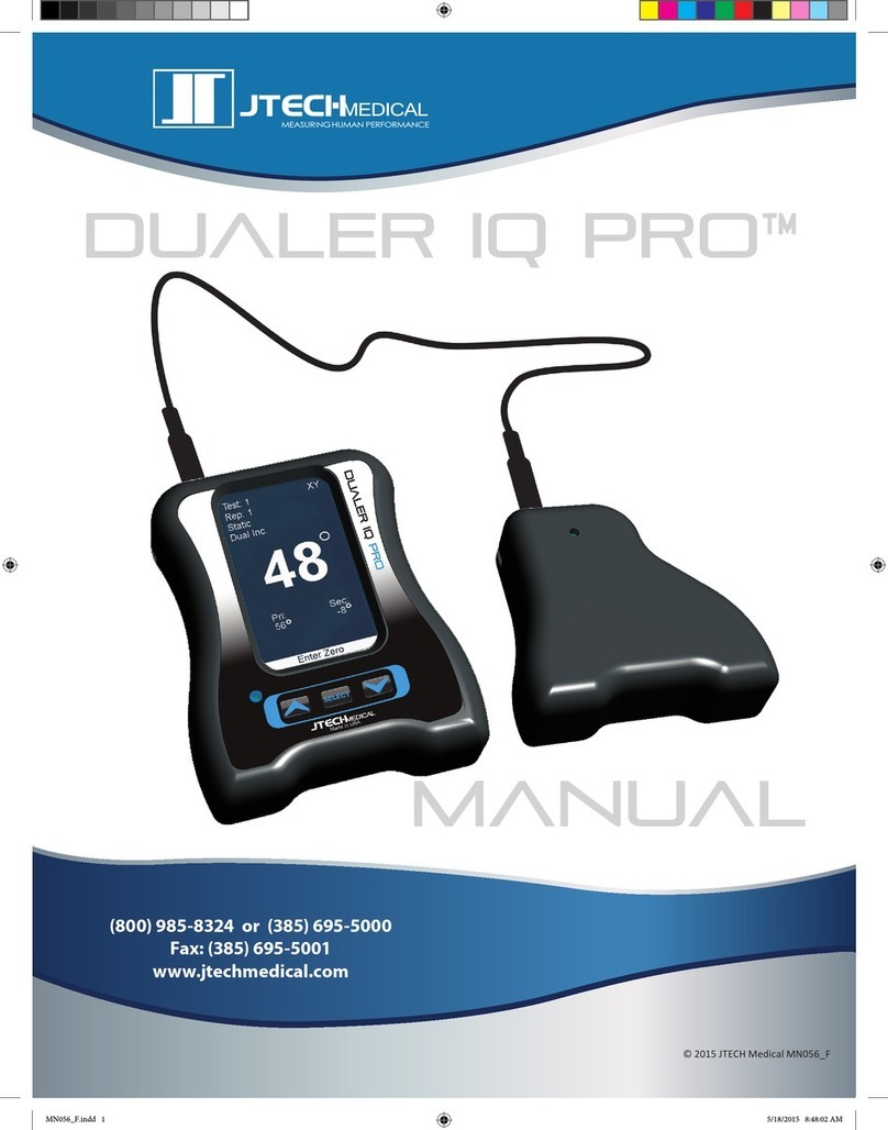 JTECH Medical DUALER IQ Pro Series manual