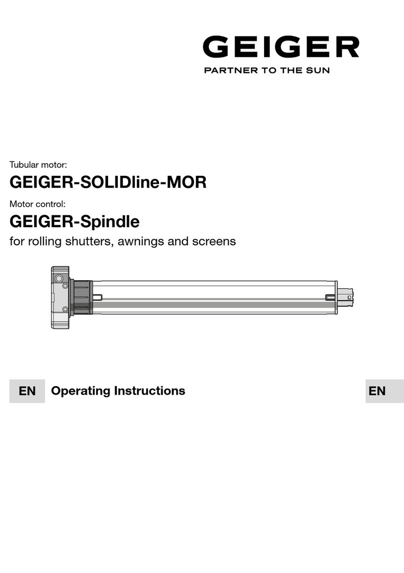 GEIGER SOLIDline-MOR GU4510 operating instructions