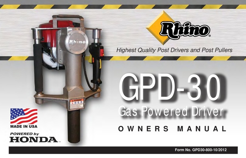 RHINO GPD-30 User manual