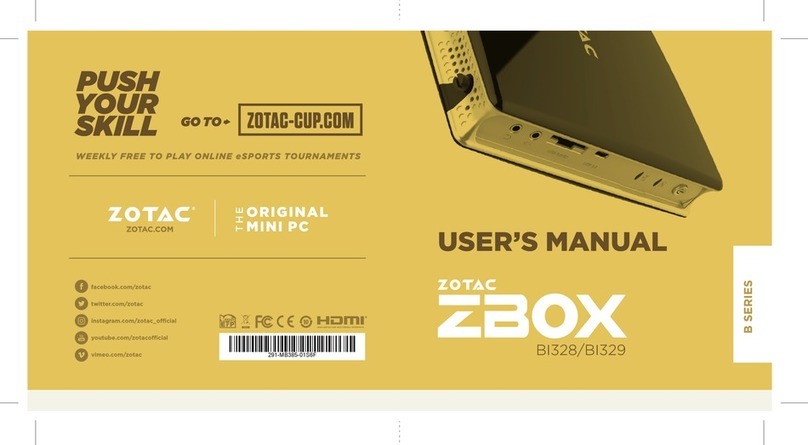 Zotac ZBOX B Series User manual