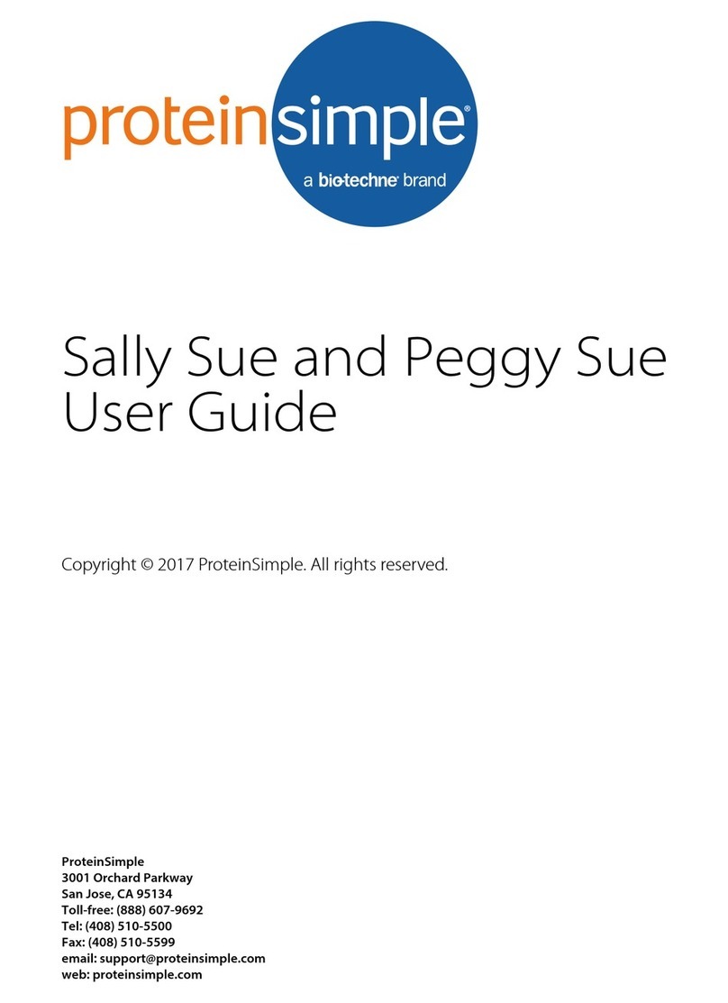Biotechne ProteinSimple Sally Sue user guide