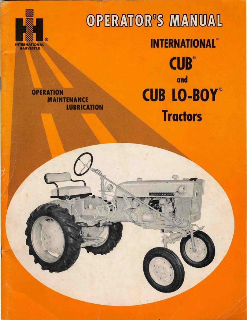 International Harvester Company CUB Operator's manual