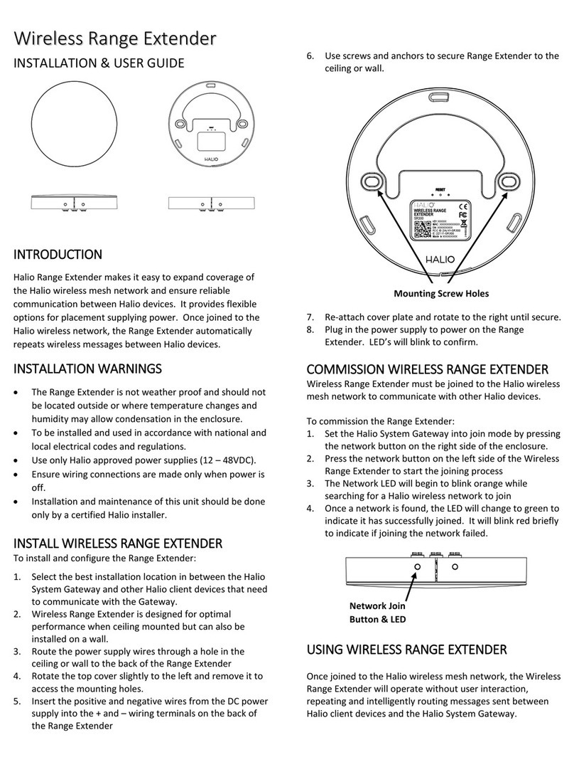 Halio SR300 Installation & user guide