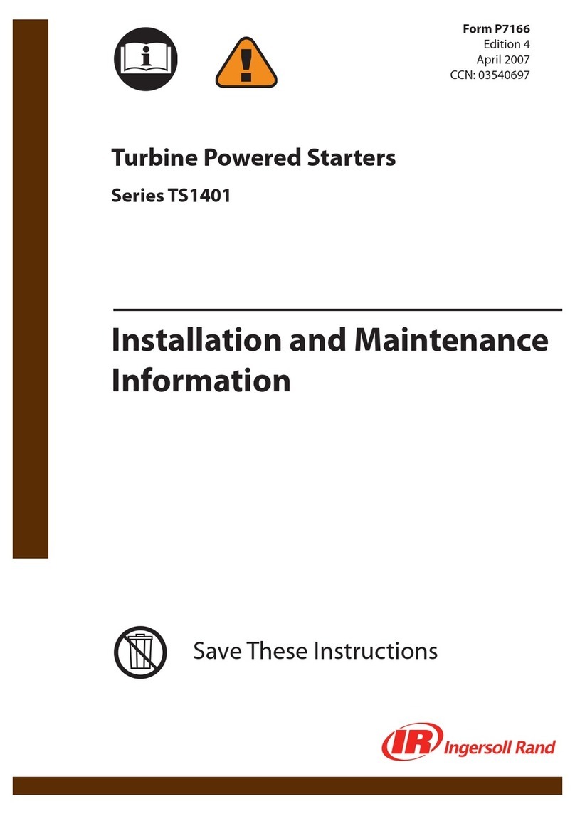 Ingersoll-Rand TS1401 Series Setup guide