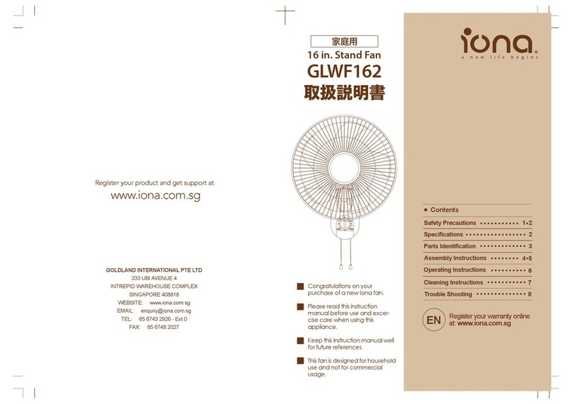 IONA GLWF162 instruction manual