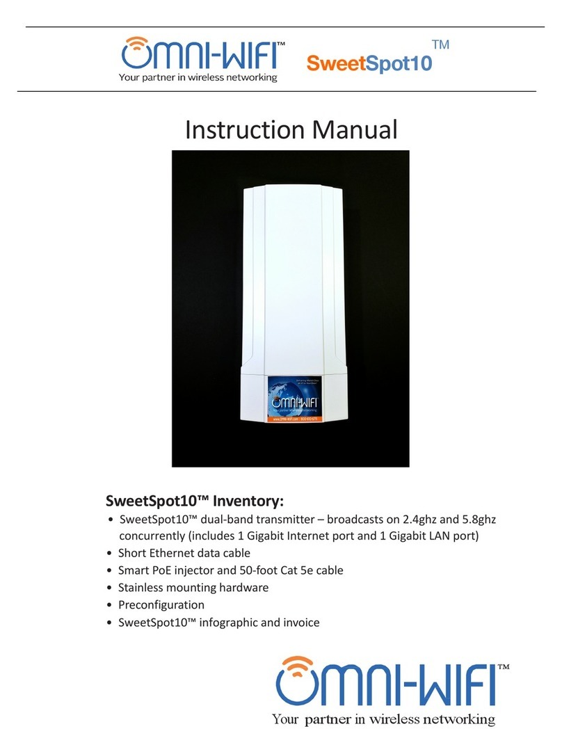 Omni-WiFi SweetSpot10 instruction manual