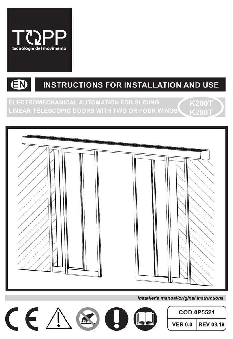 TOPP K200T User manual
