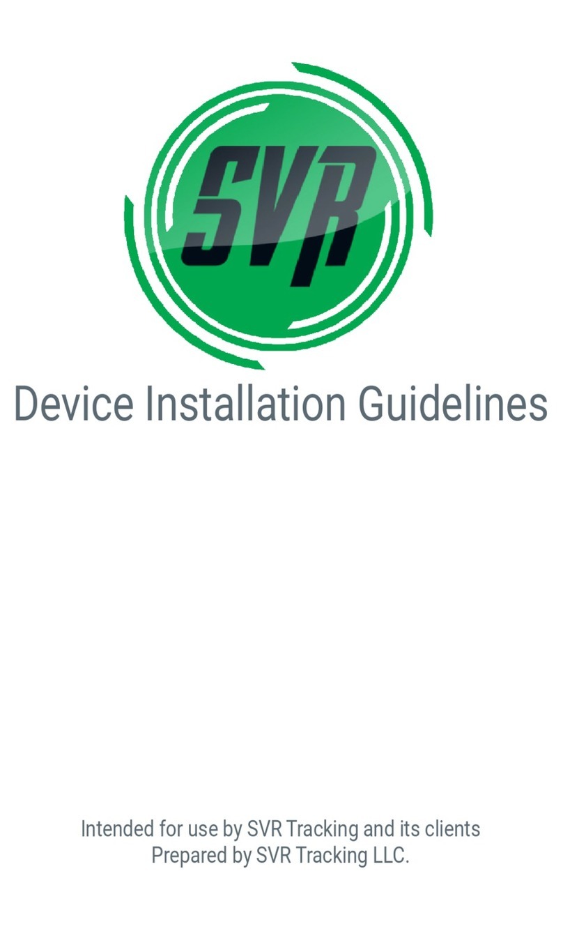SVR FJ110 Series Device Installation Guidelines