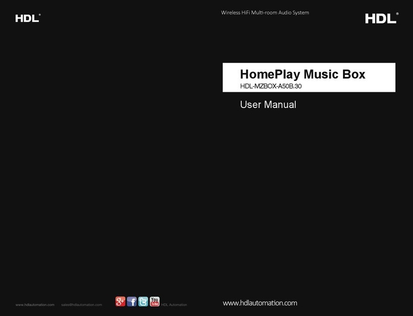 HDL HDL-MZBOX-A50B.30 user manual